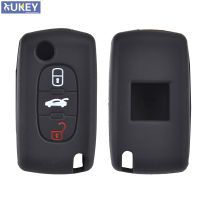 3 Button Silicone Car Remote Key Fob Shell Cover Case For Citroen C4 C5 C6 Picasso For Peugeot 207 307 308 607 CC CW