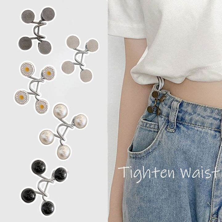 hot-dt-y2k-brooch-set-tighten-waist-brooches-for-skirt-pants-jeans-adjustable-clip-metal-pins-clothing-accessorie