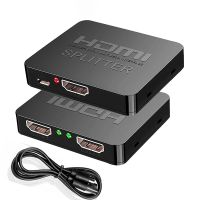 4K 30Hz HDMI Splitter 1x2 HDMI Switch 1 in 2 out Video Distributor Splitter 1080P Dual Display for TV PC Laptop Monitor Projecto Adapters Adapters