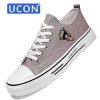 UCON รองเท้าผ้าใบลำลองผ้าใบข้อต่ำสำหรับผู้ชาย39-44,ใหม่รองเท้าผ้าใบอเนกประสงค์ใส่นอกบ้านใส่สบายรองเท้าผ้าใบรองเท้าผ้าใบน้ำหนักเบาผู้ชาย