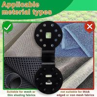 100 Piece Shade Cloth Heavy Duty Lock Grip Removable and Reusable Greenhouse Shade Cloth Fix Clamp