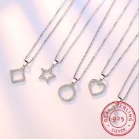₪ Sterling Silver 925 Pendant Necklace 925 Silver Pendants Women Necklace - 5 925 - Aliexpress
