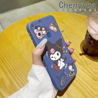 เคส Chenyyyka สำหรับ Xiaomi MI 8 Pro เคสลายการ์ตูนแฮปปี้คุโรมิเคสโทรศัพท์ดีไซน์ใหม่บางแบบสร้างสรรค์ป้องกันขอบสี่เหลี่ยมเคสนิ่มเคสปลอกซิลิโคนกันกระแทก