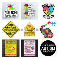 【CC】 Autism Awareness Response Piece Car Laptop Helmet Wall Sticker