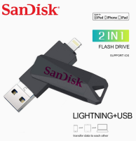 SanDisk แฟลชไดร์ฟ USB ไดรฟเวอร์ OTG Micro ขนาด256GB 512GB 1TB PenDrive สำหรับ iPhone iPad อุปกรณ์แฟลชไดร์ฟ