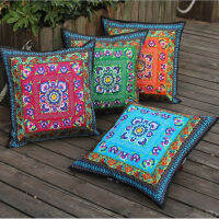 wholesale China ethnic minority areas hand weave fabric and machine embroidery cushion cover Decorative Throw Pillow