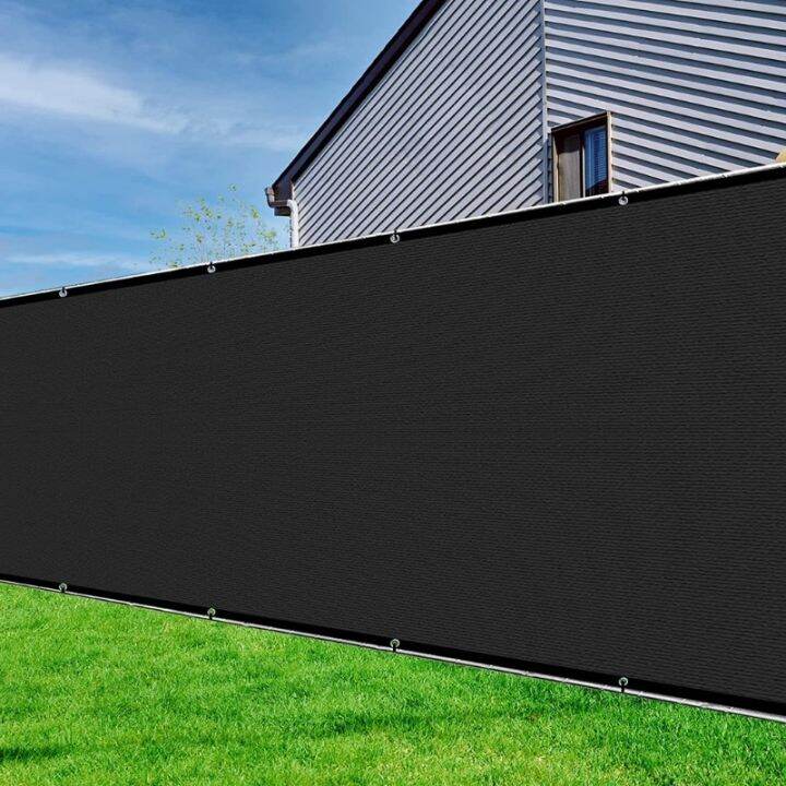 Thicken Black Awnings Privacy Fence Screen for Balcony Backyard Sun ...