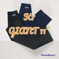 K7 Giant ปลายขา 11" ผ้าเวสปรอยท์ สีดำ กรม เอว 28" - 36" By G.O.A.T.