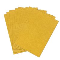 10pcs A4 Sheets Glitter Cardstock Card Making Diy Material Sparkling Craftwork Scrapbooking (Gold)