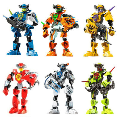 ดาวนักรบทหารไบนารีบล็อกตัวต่อ Figur Robot อิฐก่อสร้างสำหรับ Kids Toys