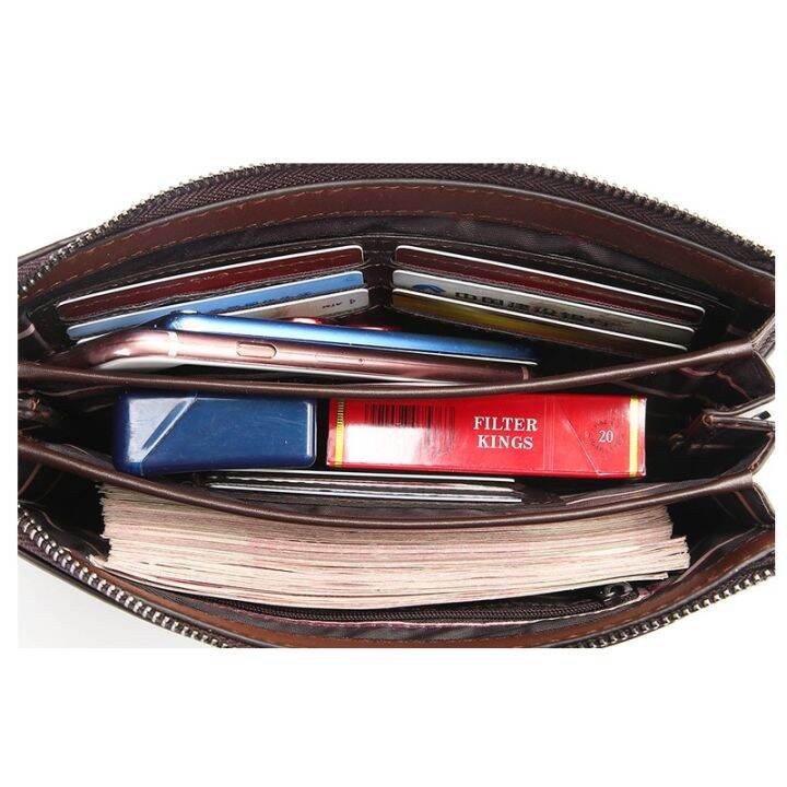 layor-wallet-แบรนด์ที่มีชื่อเสียงผู้ชาย39-s-กระเป๋าสตางค์กระเป๋าคลัทช์สำหรับผู้ชายกระเป๋าสตางค์หนังชายคลัทช์สไตล์ลำลองกระเป๋าเงินยาวสีดำสีน้ำตาล