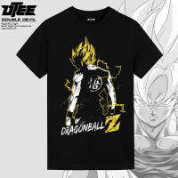 เสื้อยืด Dragon Ball Sun Wukong อะนิเมะรอบผ้าฝ้ายแท้กีฬา bronzing คอกลมแฟชั่นแบรนด์อินเทรนด์แขนสั้นหลวม