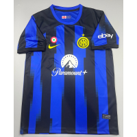 เสื้อบอล แฟนบอล อินเตอร์ มิลาน เหย้า 2023-24 Inter Milan Home 2023