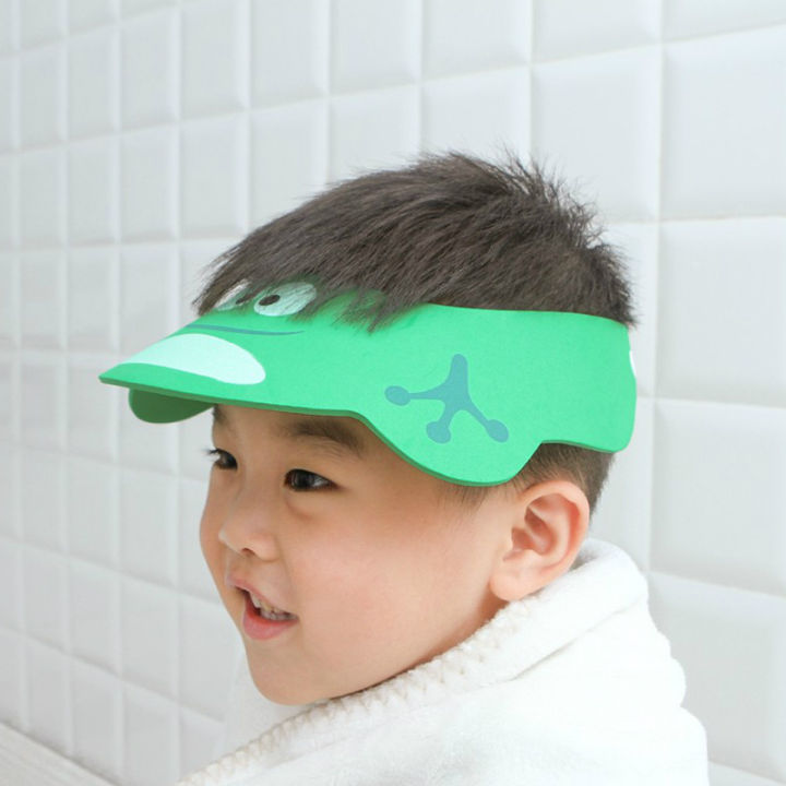 หมวกอาบน้ำเด็ก-หมวกสระผม-ปรับขนาดได้-หมวกอาบน้ําการ์ตูน-ลายการ์ตูน-กันน้ำกันแชมพูเข้าตาa1408