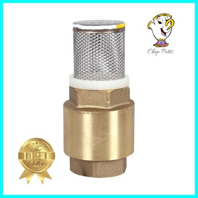 ฟุตวาล์วทองเหลือง(ตะแกรงถอดได้) CITY 3/4 นิ้วBRASS FOOT VALVE WITH REMOVABLE STRAINER CITY 3/4IN **ราคาดีที่สุด**