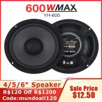 1ชิ้น/2ชิ้น4/5/6.5นิ้วลำโพงรถยนต์400/500/600W 2ทาง Hifi ซับวูฟเฟอร์ของรถยนต์โคแอกเซียลลำโพงเครื่องเสียงสำหรับลำโพงรถยนต์รถยนต์