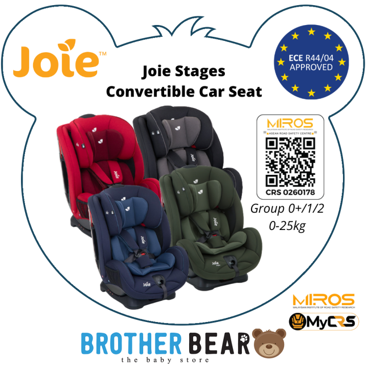 JOIE Stages Convertible Child Safety Seat for Group 0+/1/2 (Newborn