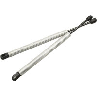 1คู่สำหรับ Peugeot 206 CC Convertible 2000-2010 Lift รองรับ Struts Prop Rod Shocks ด้านหลัง Tailgate คาร์บอนไฟเบอร์