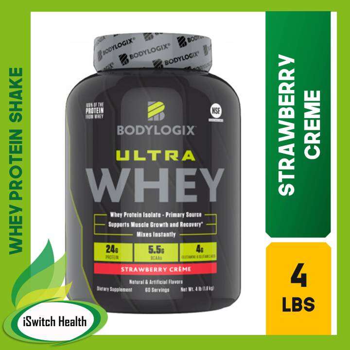 BodyLogix Ultra Whey 4lbs Strawberry Whey Protein Shake Powder Lazada PH