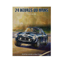 Póster De Le Mans De 24 Horas,Pintura De Coche De Carreras Vintage De Francia Impera En,Imagen,Ación Hogar,arte ผนัง Para Sala De Estar ผ้าใบพิมพ์1ชิ้นภายในกรอบไม้หรือไร้กรอบ (ขนาดภาพสามารถปรับแต่งได้)