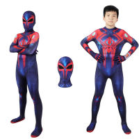 Halloween Christmas Carnival Super Hero Cosplay Costume 2099 Miguel Zentai Skin-tight Garment Boys Costume