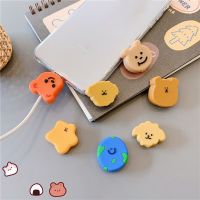 Cable Protection Cute Cartoon Bear Organizer Charger Cable Protector Cargador Winder Cord Holder USB Data Line Management