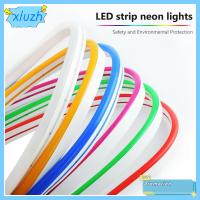 XIUZH สีสัน โคมไฟกลางแจ้ง ป้ายโฆษณา แสงนีออน ท่อซิลิโคน กันน้ำ แถบ LED