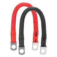 ❡◐۞ 2AWG 4AWG Car Battery Connector Power Inverter Cables 30cm Marine Battery Cable With Lug Awg PVC Insulated Jacket For Auto Boats