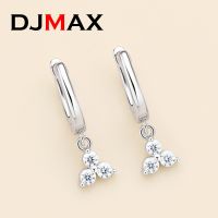 DJMAX Premium 0.36Ct Women Moissanite Earringoriginal 925 Sterling Silver D Colorwomens Moissanite Diamond Tassel Earrings 2023