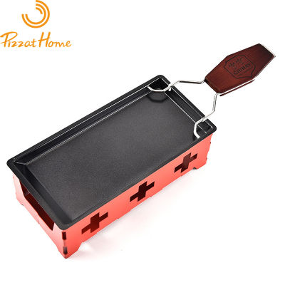 PizzAtHome Baking Pan Portable Cheese Mini Oven Non-Stick Cheeses Tray Butter Cheese Raclette Metal Grill Plate Baking Tools