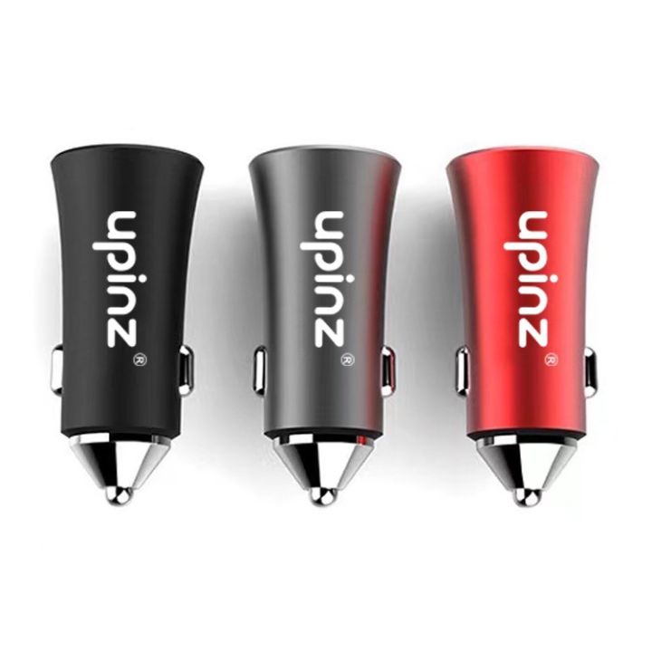 upinz-up-701-ที่ชาร์จในรถ-car-charger-pd-38w2-ports-type-c-ช่อง-usbชาร์จ-เร็วในรถยนต์