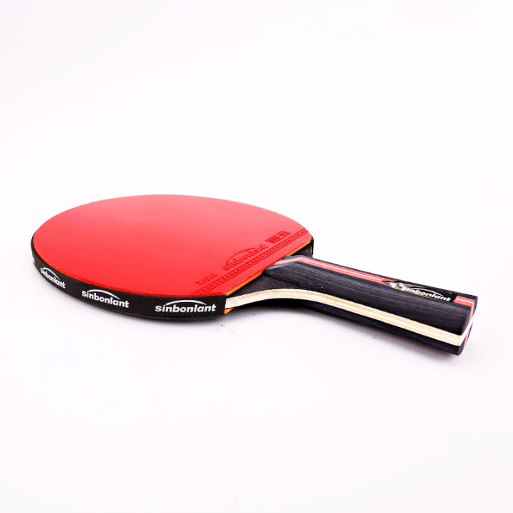 professional-tennis-table-racket-short-long-handle-carbon-blade-rubber-with-double-face-pimples-in-ping-pong-rackets-with-case