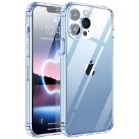 ✻▥ Transparent Phone Case On For iPhone 12 11 13 Pro Max Lens Protection Silicone Case For iPhone 12 13 Mini XS XR Cases Back Cover