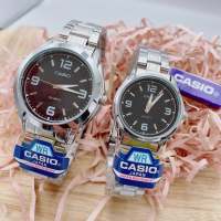 นาฬิกา Casio หน้าตัวเลขนาฬิกา คู่ ชาย-หญิง 2 เรือน คู่รักนาฬิกา ข้อมือ Casio แฟชั่น คาสิโอ นาฬิกาใส่ทำงาน ใส่ไปเรียน หรูหรา  ใส่ได้ทุกวัน สวย นาฬิกา  แถมฟรีผ