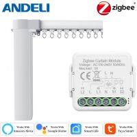 【YD】 ANDELi ZigBee3.0 Curtain Module for Electric Motor 1/2 Gang Compatible with