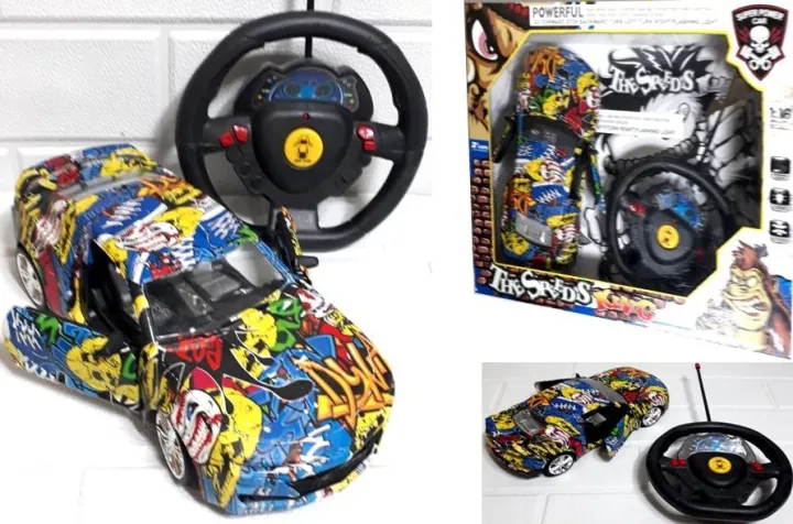 rainbow remote control car