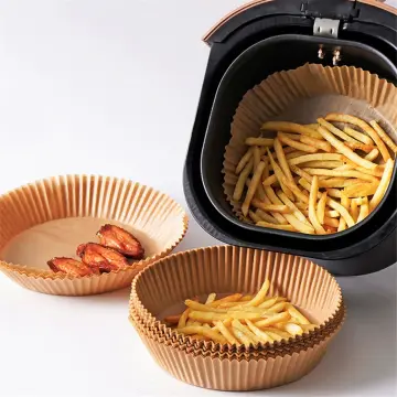 50pcs Air Fryer Liners, Parchment Paper Sheets, Grease-proof Baking Mats,  Non-stick Sturdy And Thicker