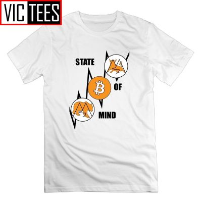 Som Bitcoin Bear Vs Bull Cryptocurrency T Shirt Man Design Tops New T-Shirt Crewneck 100% Cotton Classic Tees