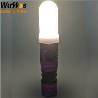 Wurkkos 2ชิ้นตัวกระจายแสงสีขาวสำหรับ FC11 FC12วัสดุคอมโพสิตสว่างและไม่พราวไฟอ่านหนังสือเต็นท์เดินป่าในร่ม