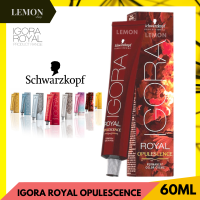 Schwarzkopf Igora Royal Opulescence 60ml ชวาร์สคอฟ อีโกร่า รอยัล โอพูเลสเซ็นท์ คัลเลอร์ ครีม สีย้อมผม รอแยล 60มล (3-19 ,5-67,6-78,7-48,8-19,9-57)