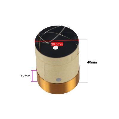 ‘；【-【 GHXAMP 30.5Mm BASV Bass Voice Coil 8OHM High-End Hgh-Temperature Round Wire Woofer Subwoofer Speaker Repair Accessories 2PCS