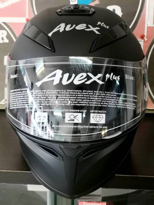 avex-plus-k9-ดำด้าน-black-mat-หมวกกันน็อค