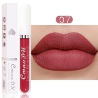 Velvet Matte Lip Glaze Long lasting Lipstick Waterproof Non marking Lip Gloss Non fading Velvet Lip Glaze Luxury Makeup 18Color