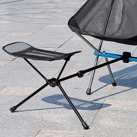 Outdoor Portable Folding Retractable Footrest Camping Chair Kit for Folding Reclining Swing Chair Moon Chair Beach Chair Furniture Protectors Replacem