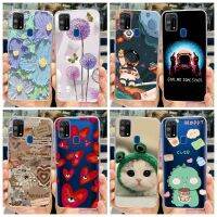 เคส M21s แฟชั่นใหม่สำหรับ Samsung Galaxy ฝาปิดพิมพ์สีใสซิลิโคนนิ่มเคสโทรศัพท์ TPU สำหรับ Samsung M21ม. 21วินาทีกรอบ GalaxyM21