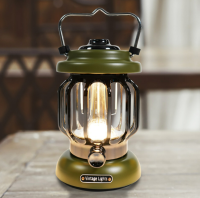 ตะเกียง LED Tanxianzhe Vintage Lantern แบบพกพา แบตเตอรี่ลิเทียมชาร์จไฟได้