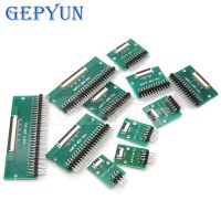 FPC FFC Adapter Board 0.5mm 1.0mm To 2.54mm Connector Straight Needle And Curved Pin 6 8 10 12 20 24 26 30 34 40 50 60 80 Pin WATTY Electronics