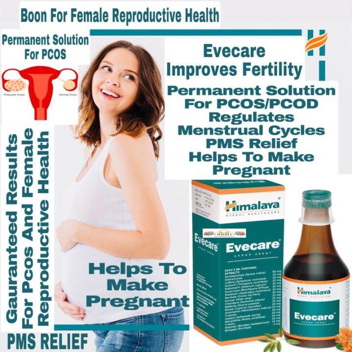 Himalaya Evecare Syrup For Pcos/Pcod Improves Woman Fertility Lazada PH
