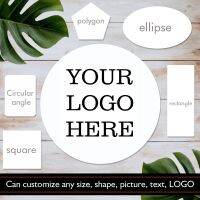 100pcs Custom Logo Stickers LabelsPersonalized BusinessProduct LabelsOrderCustom Photo TextCircle Round Image Stickers