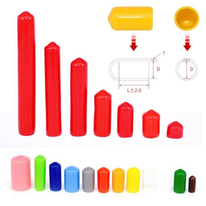 dt-hot-m3m4m5m6m8m10m12m14m16m18m20-silicone-sleeve-tube-rubber-end-caps-cap-plug-thread-stopper-plastic-set-cover-threaded